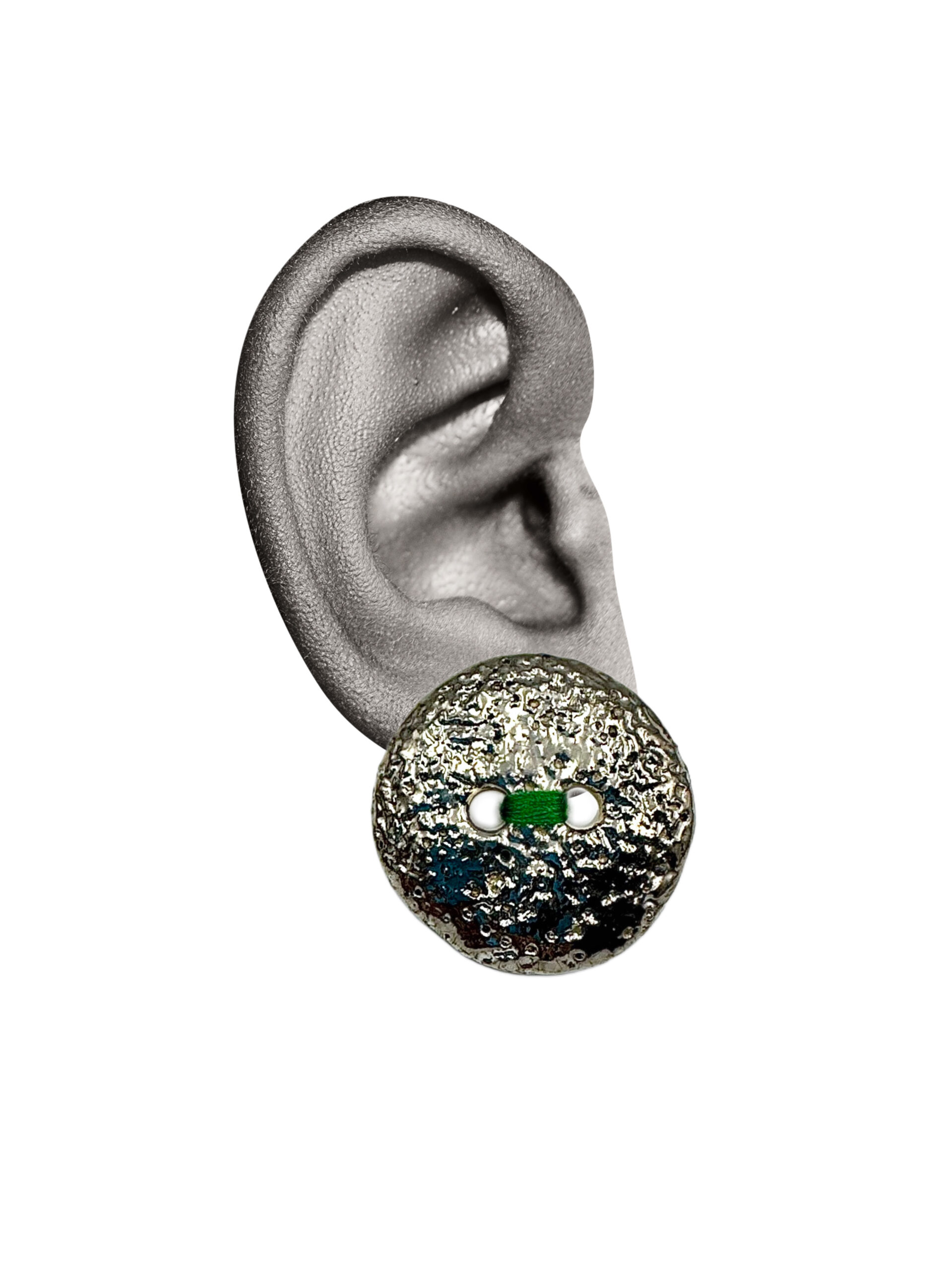 Ceramic Earring "Buttons-Up!" - Image 5