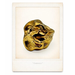 Ceramic Ring "AT OM" - 18.6 mm