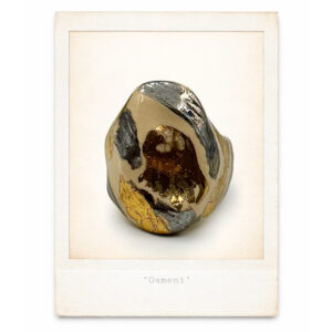 Ceramic Ring "Portret de Om" - 17.3 mm