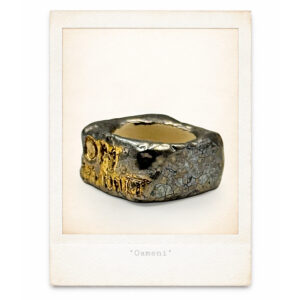 Ceramic Ring "Te port cu mine, Om minunat!" - 16.0 mm