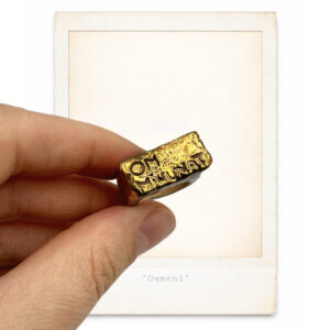 Ceramic Ring "Om Minunat" - 16.45 mm